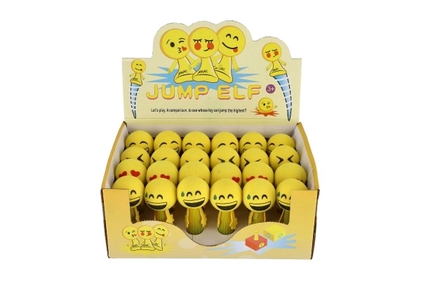 Vrolijke springbal smiley