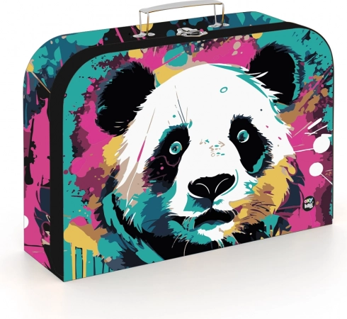 Kinderkoffertje laminaat Panda 34 cm