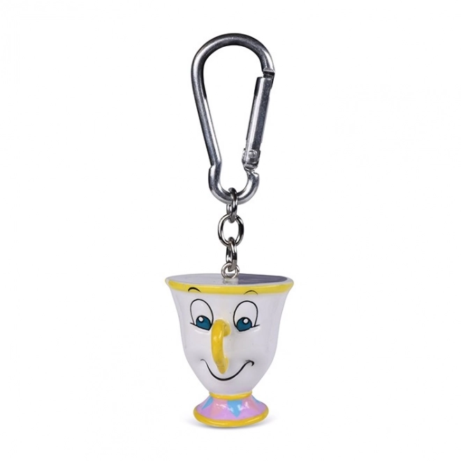 3D sleutelhanger Belle en het Beest