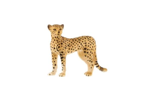 Gepard gestroomlijnd zooted plastic 8cm in zakje