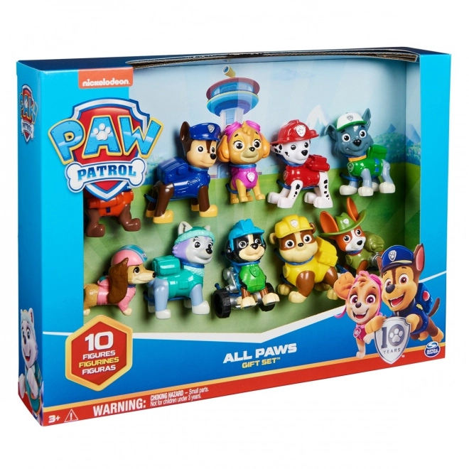 Paw Patrol figuurenset - Alle pups aan dek