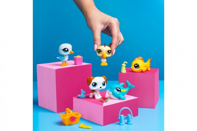Littlest Pet Shop strandfiguren set