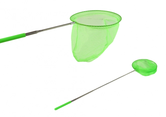 Opvouwbaar telescopisch net voor vlinders en insecten 85cm - groen