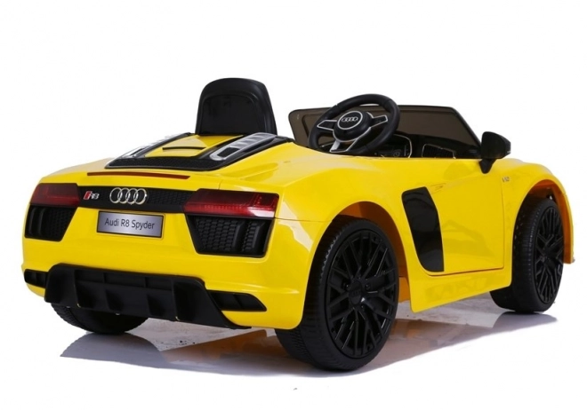 Kinderen Elektrische Auto Audi R8 Spyder Geel