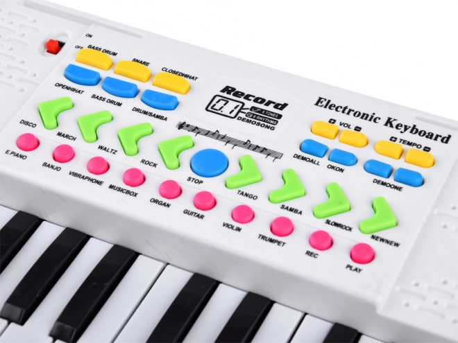 Elektronisch keyboard voor kinderen met microfoon