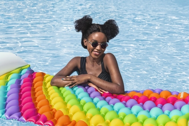 Opblaasbaar luchtbed Regenboog 2,16 m x 80 cm
