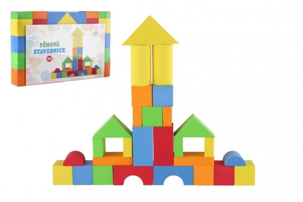 Kleurige foam bouwset voor kinderen