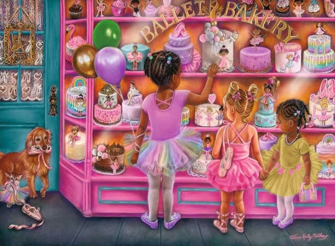 Ravensburger puzzel banketbakkerij voor ballerina’s XXL – 100 stukjes