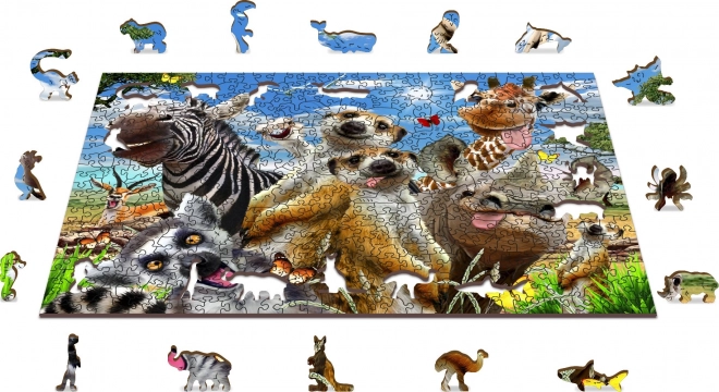 Wooden City houten puzzel Welkom in Afrika 505 stukjes