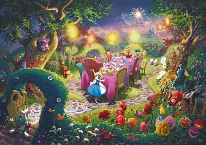 Puzzel Alenka in Wonderland: De Theevisite van de Gekke Hoedenmaker 6000 stukjes