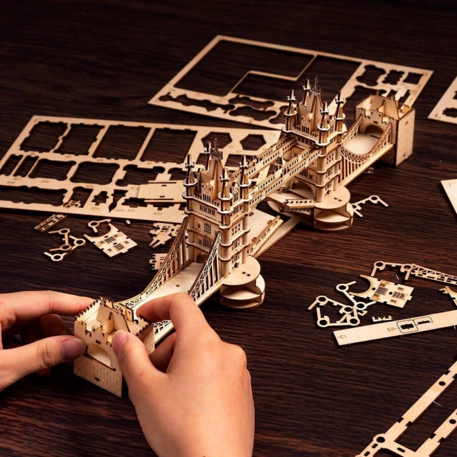 RoboTime houten 3D puzzel brug Tower Bridge verlicht