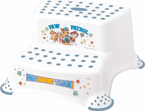 Tweedelige opstap voor wc/wastafel Paw Patrol wit