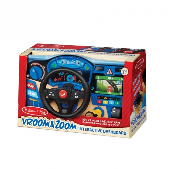 Interactief Dashboard Stuurwiel Vroom en Zoom