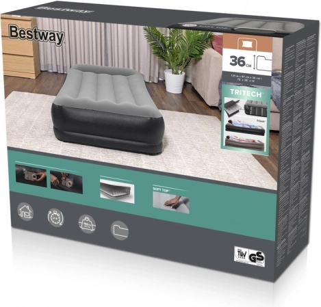 Opblaasbare matras met elektrische pomp 191 x 97 x 46 cm Bestway