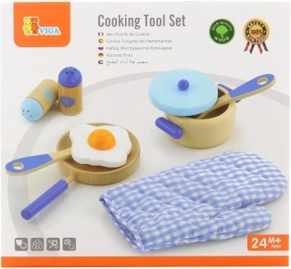 Houten keukenset voor kinderen – blauw