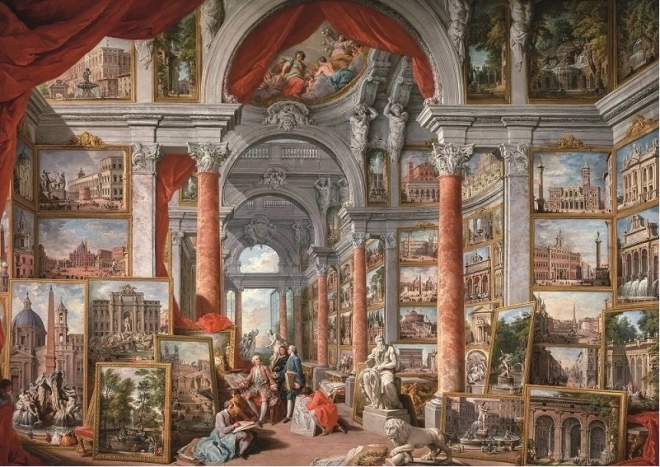 Art Puzzle Museum Series: uitzicht op het moderne Rome, 2000 stukjes