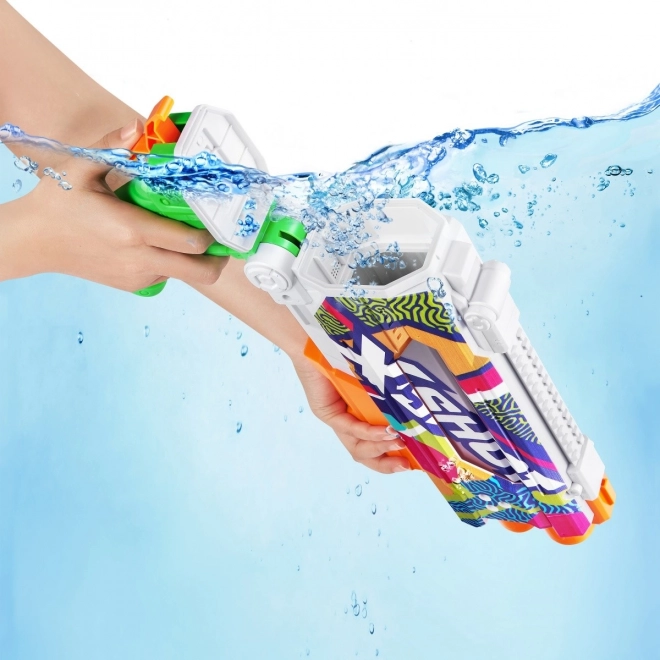 Snelvullende pomp met waterstraal