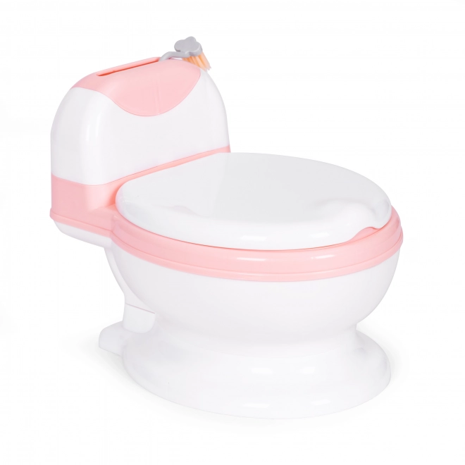 Toiletpot met uitneembare inzet, gesloten kinder wc-bril en borstel ECOTOYS