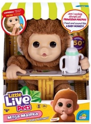 Interactieve mascotte Little Live Pets Aap