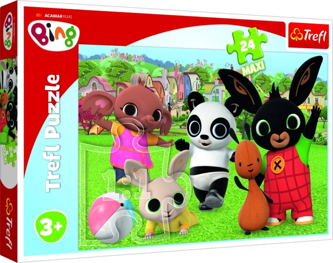Trefl puzzel 24 Maxi Bing Plezier in het park