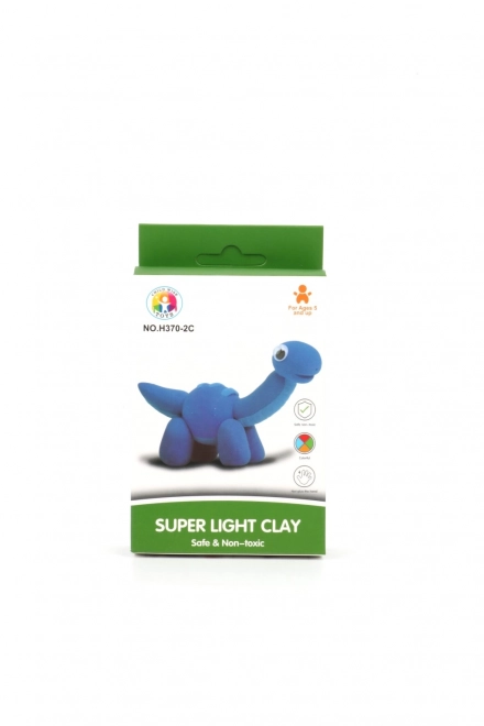 Dinosaurus van lichte boetseerklei voor kinderen