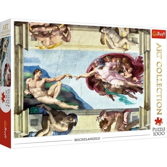 Puzzel 1000 stukjes Art Collection De Schepping van Adam