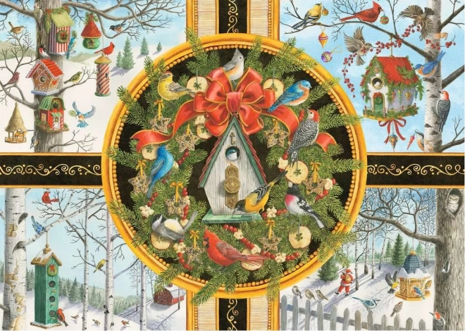 Puzzel Ravensburger Kerstliedvogels XXL 500 stukken