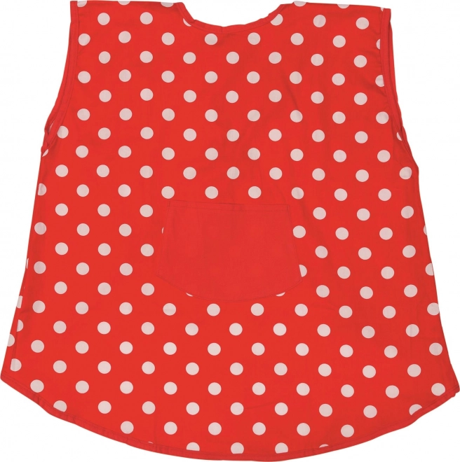 Kinderkookschort rood met stippen GOKI