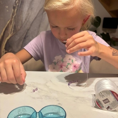 Elastiek voor het maken van armbanden - 40m Kruzzel 24753