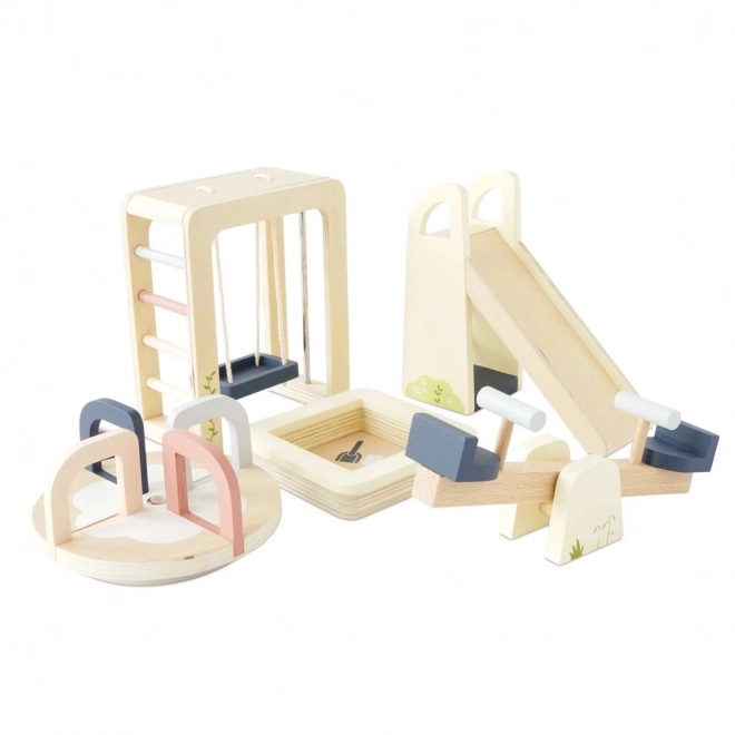 Set van buitenspeeltuin voor poppen