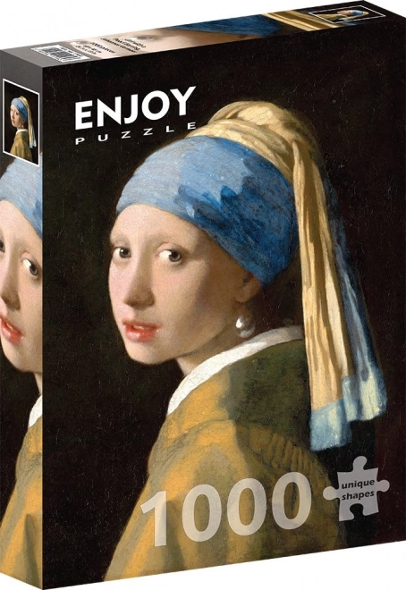 Puzzel Meisje met de parel van Johannes Vermeer 1000 stukjes