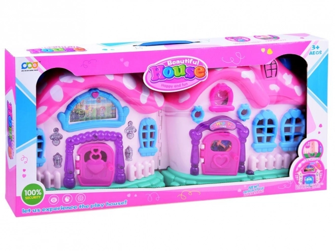Magisch uitklapbaar huisje met meubels