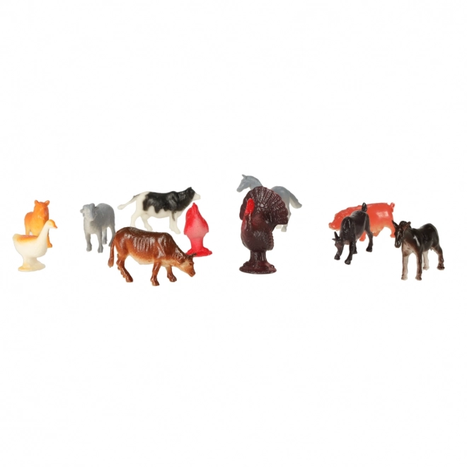 Dierenfiguren - mix van 48 stuks