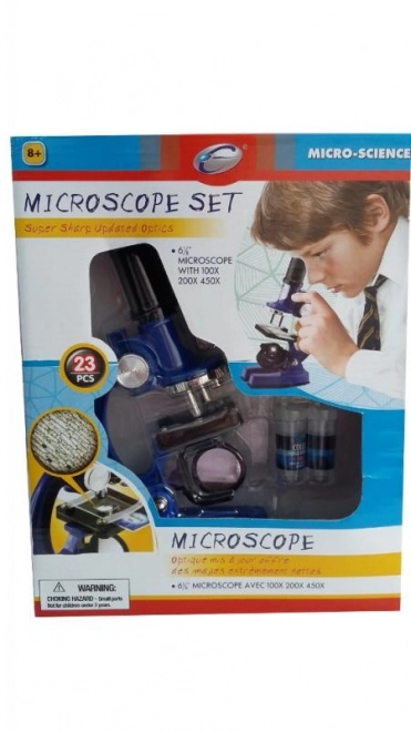 Microscoop voor kinderen met drievoudige vergroting