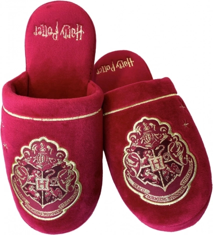 pantoffels Harry Potter Zweinstein rood