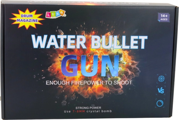 Schietgeweer voor waterballetjes zwart 86 cm