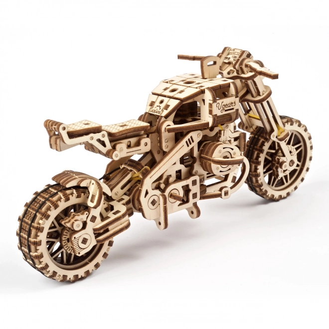 Ugears 3D-puzzel Motorfiets met zijspan 380 stuks