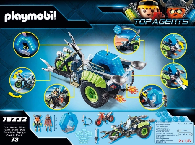 Playmobil Top Agents Arctische Rebellen Driewieler