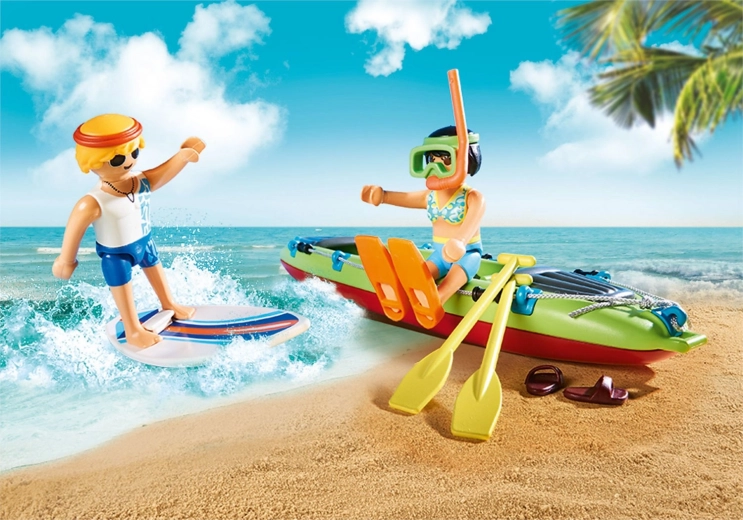 Surfen, peddelen en snorkelen in één set