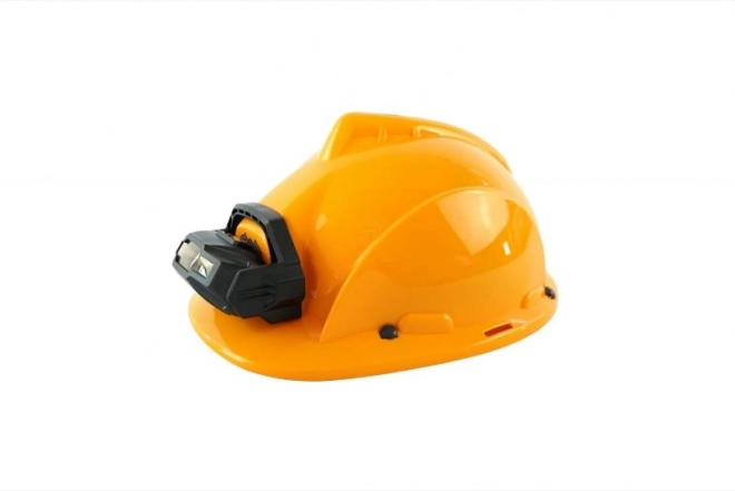 Werkhelm met zaklamp