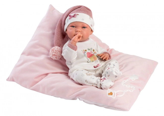Llorens 73880 NEW BORN MEISJE - realistische babypop met een volledig vinyllichaam - 40 cm