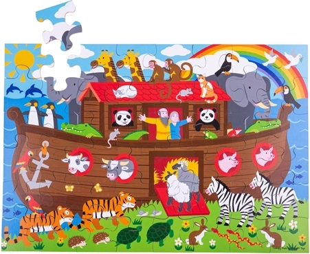 Vloerpuzzel Noachs Ark 48 stukjes van Bigjigs Toys