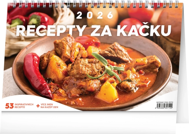 Bureaukalender Recepten voor een prikkie 2026