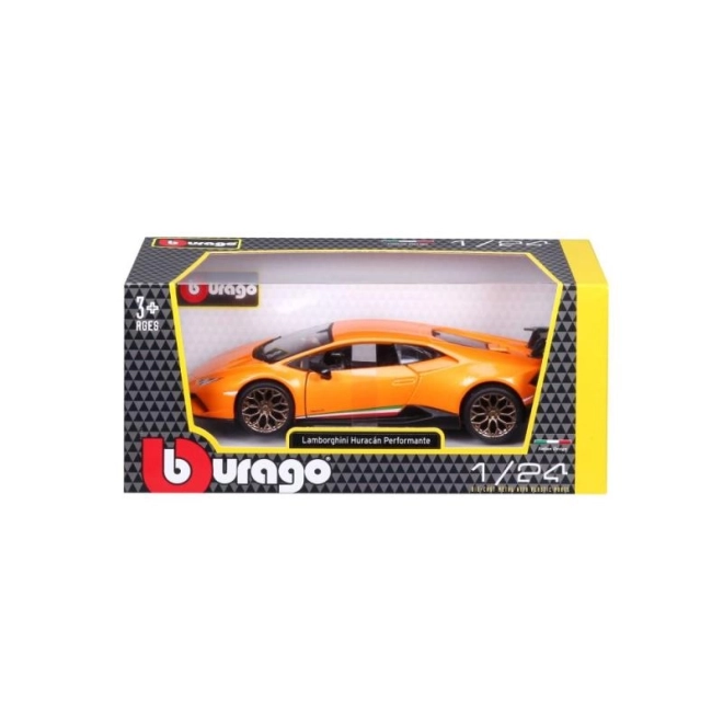 Lamborghini Huracan Performante oranje model 1:24