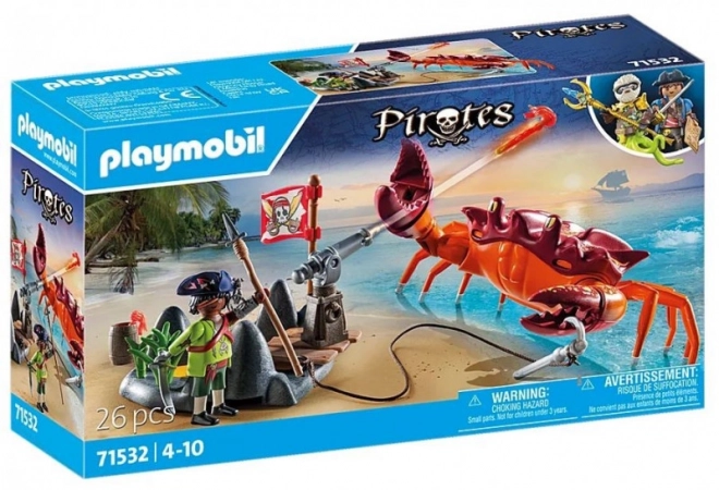 Playmobil Piraten: Gevecht met een enorme krab