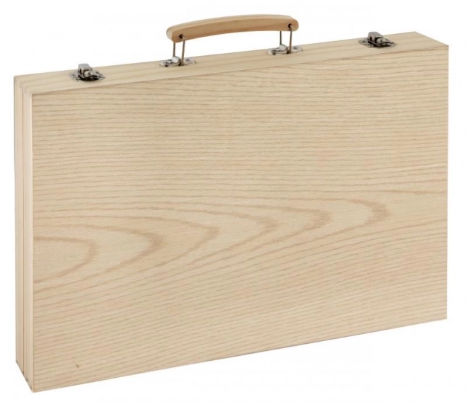 Creatieve houten koffer 79 stuks