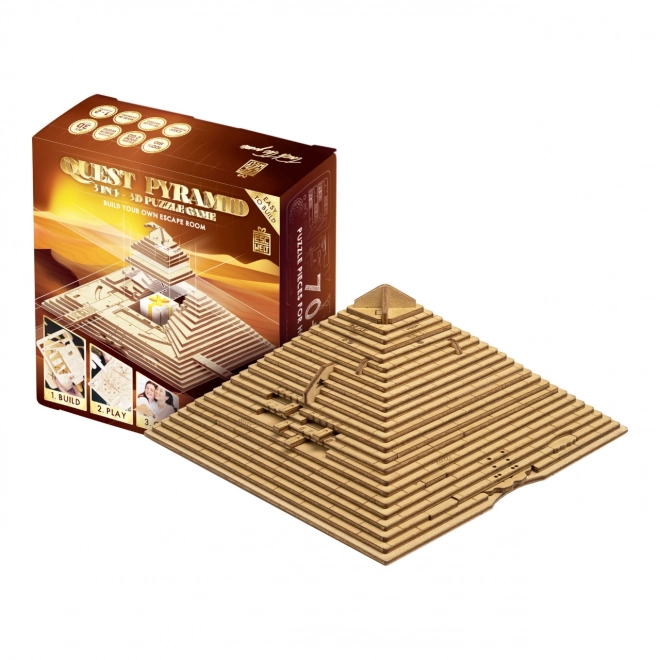 EscapeWelt 3D houten mechanische puzzel Pyramide