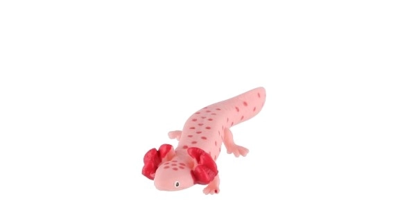 Axolotl Mexicaanse zooted plastic 8cm in zak