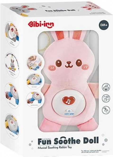 Chipolino pluchen knuffelkonijn Roze