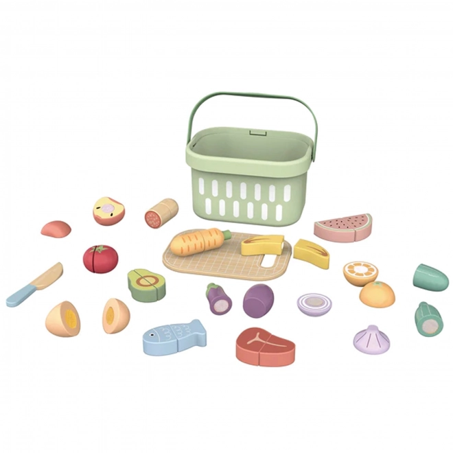 Houten snijset voor voedsel Tooky Toy